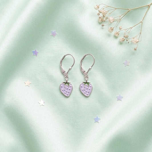 Manaaya Pink Berry Earrings