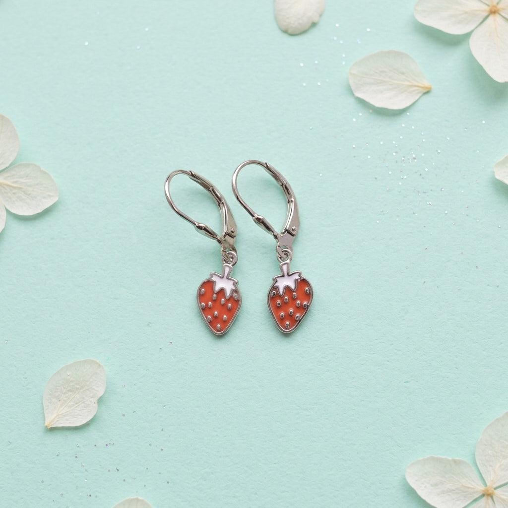 Manaaya Orange Berry Earrings